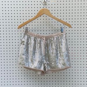 H&M sequin shorts